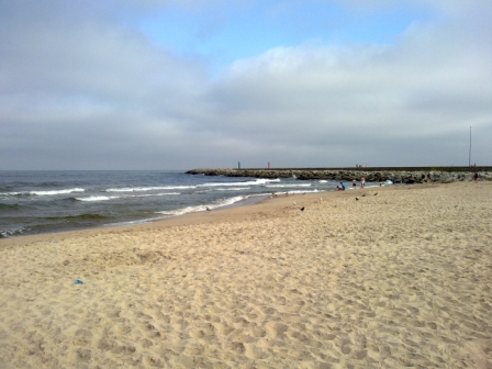 Darłowo plaża Darłówko