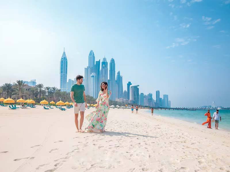 gdzie jest ciepło zimą styczeń luty ciepłe wakacje Dubaj